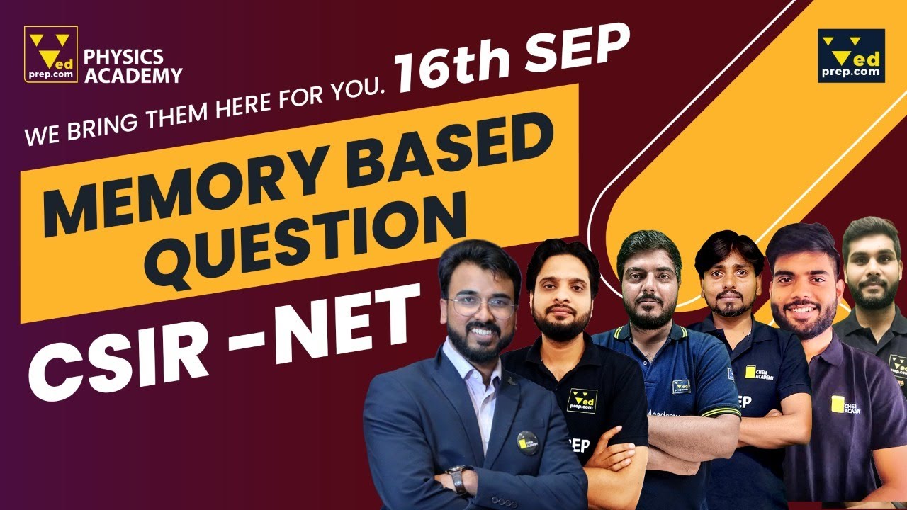 CSIR NET Physics 2022 Paper Solution - Physics Academy