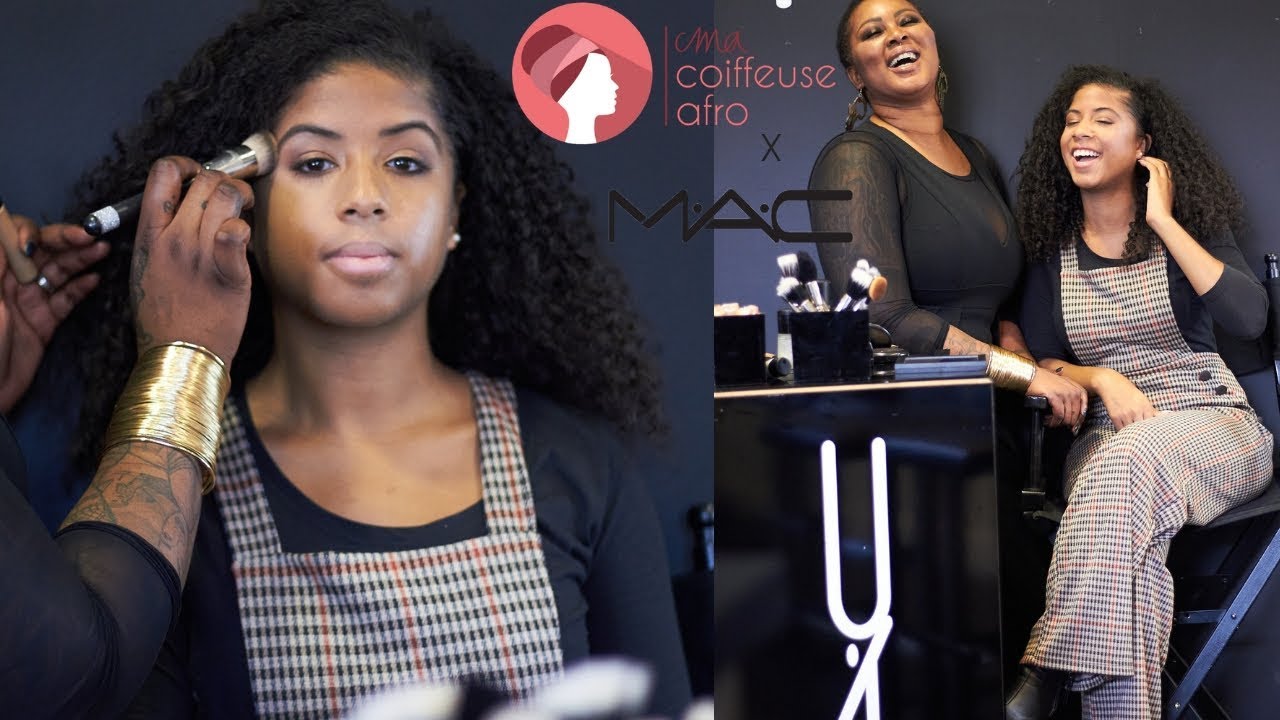 TUTO : COMMENT AVOIR UN TEINT PARFAIT ? M.A.C COSMETICS  x MA COIFFEUSE AFRO