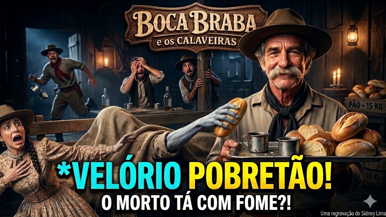 Velório Pobretão - Boca Braba e os Calaveiras ( música de Sidney Lima)