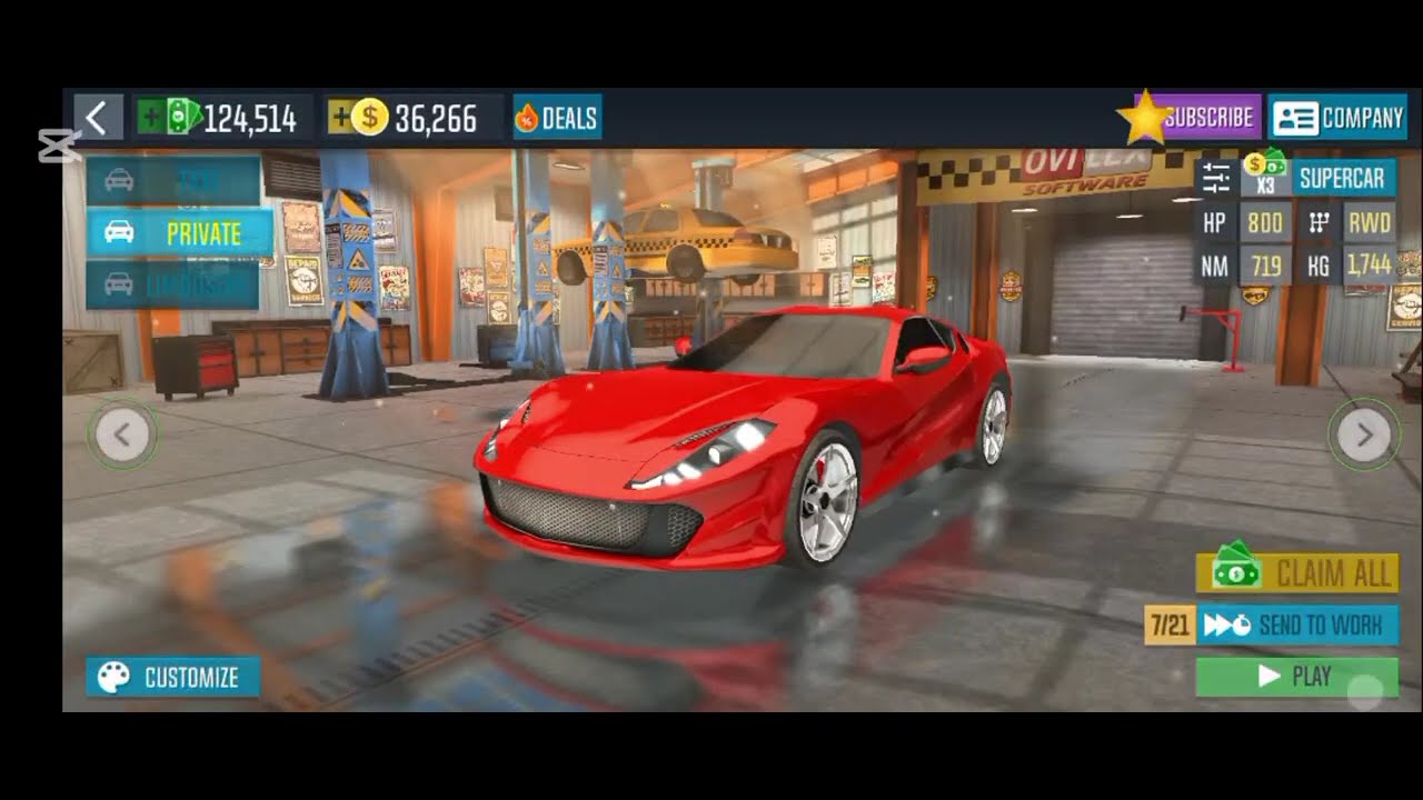 Super car  texi derive game Mobile  part 84 ‎#carsim #simulation  #taxi  #gaming