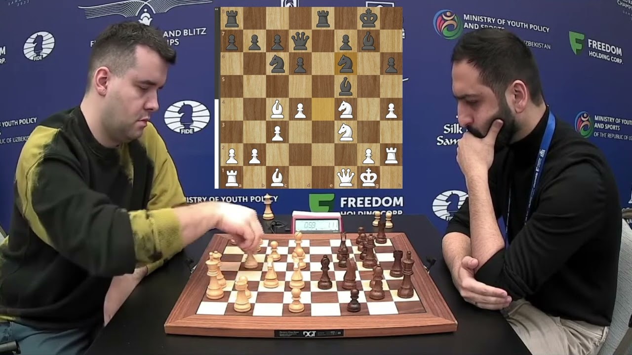 Ian Nepomniachtchi (2795) vs Saleh Salem (2668) - FIDE World Blitz 2023