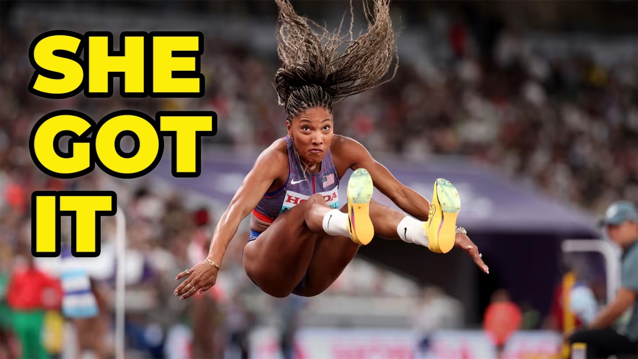 Is Tara Davis Woodhall Born With Wings | Womens Long Jump #trackandfield #womenssports