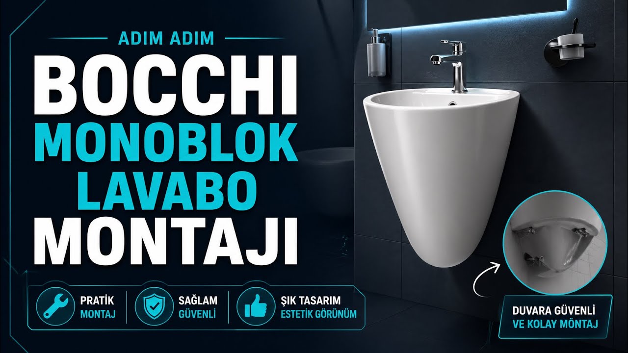 Bocchi Monoblok Lavabo Montajı Nasıl Yapılır?