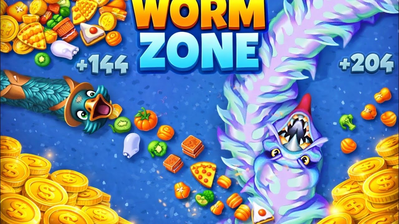 • Worm Zone : Banshee 😳😳 Gone Mad💢 🐍🐍| Epic Gameplay #wormszone | 