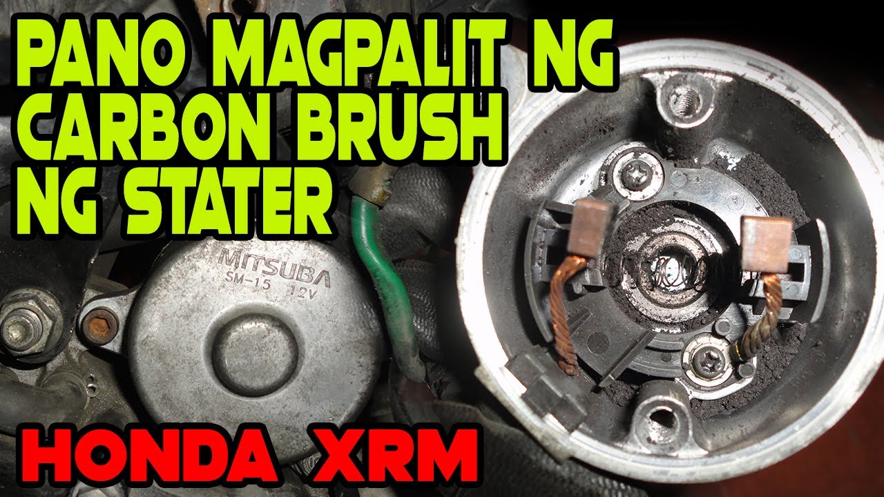 Pano mag palit ng carbon brush starter ng motor | Honda XRM125