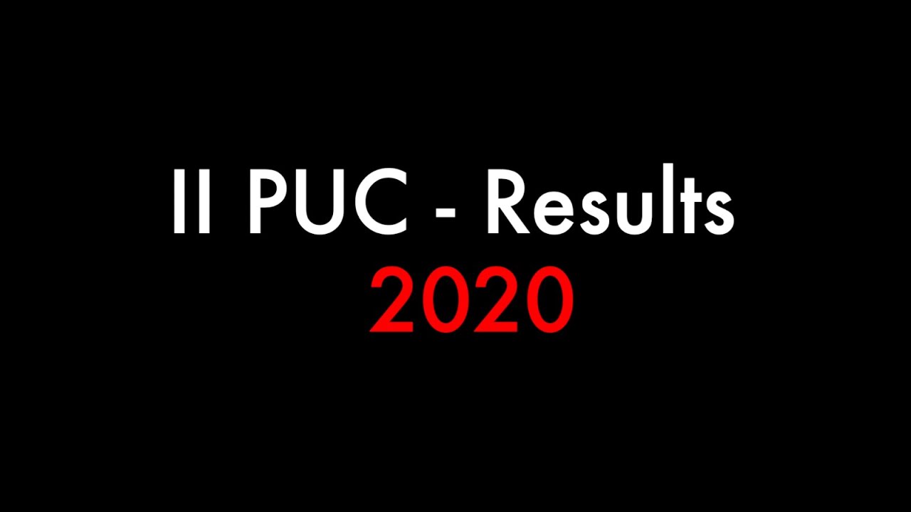 II PU Result - 2020