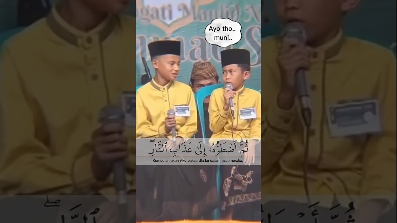 Qori Cilik | Saat Hati yang Bicara #short #qoricilikinternasional
