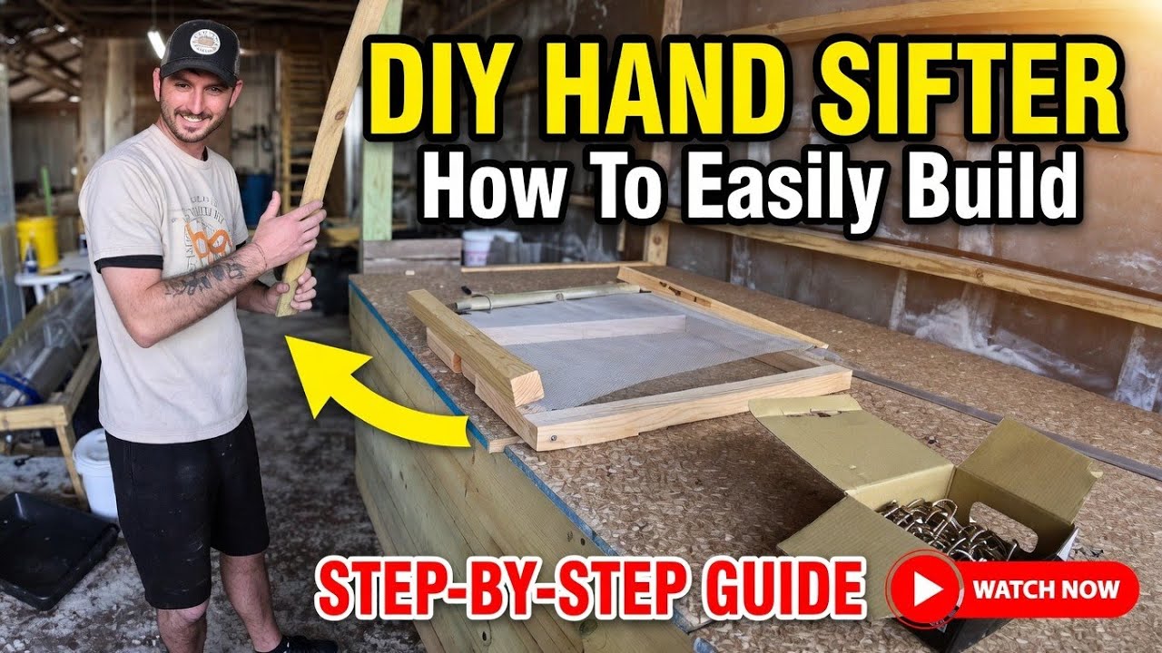DIY Hand-Held Compost Sifter for Worm Castings – Scrap Wood Build