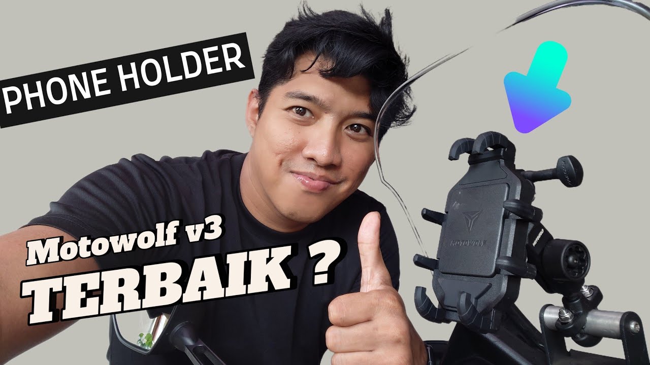 Motowolf V3 Phone Holder Review | Kuat Banget? Tes Jalan Rusak! (MDL2827)