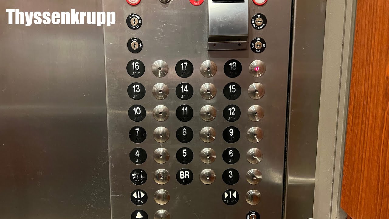 Thyssenkrupp Traction Elevators at the Hilton in Knoxville, TN