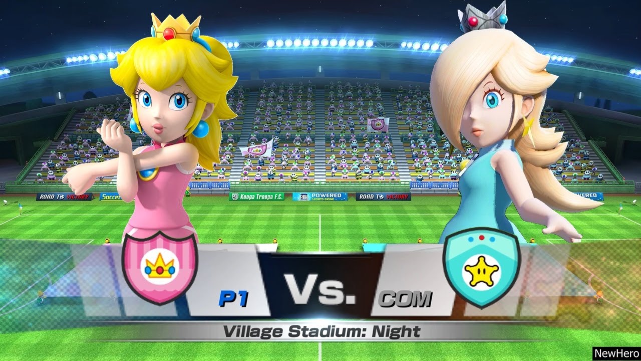 Mario Sports Superstars - Team Peach Vs. Team Rosalina