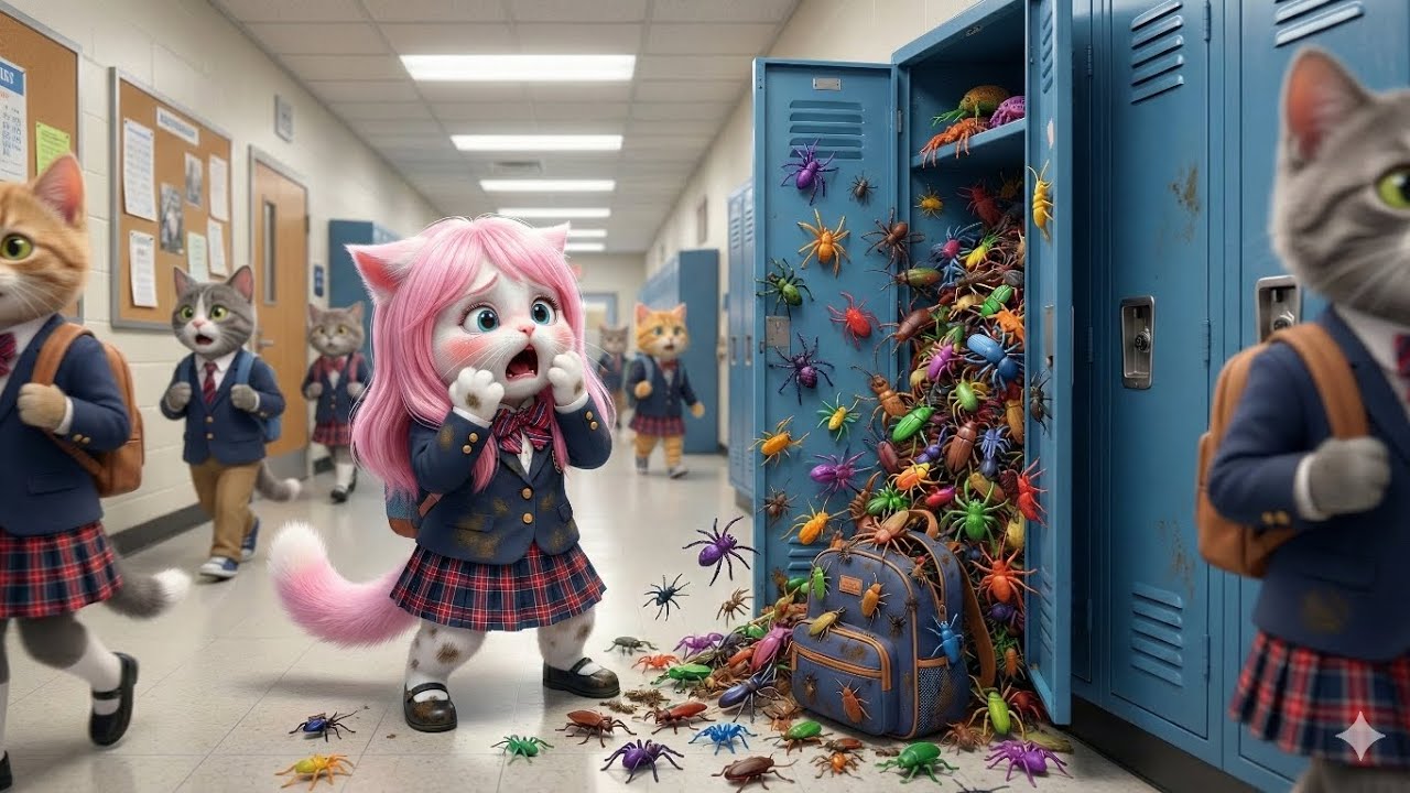 Bullying a Cute Kitten? You Won't Believe the Ending! 😿🎒