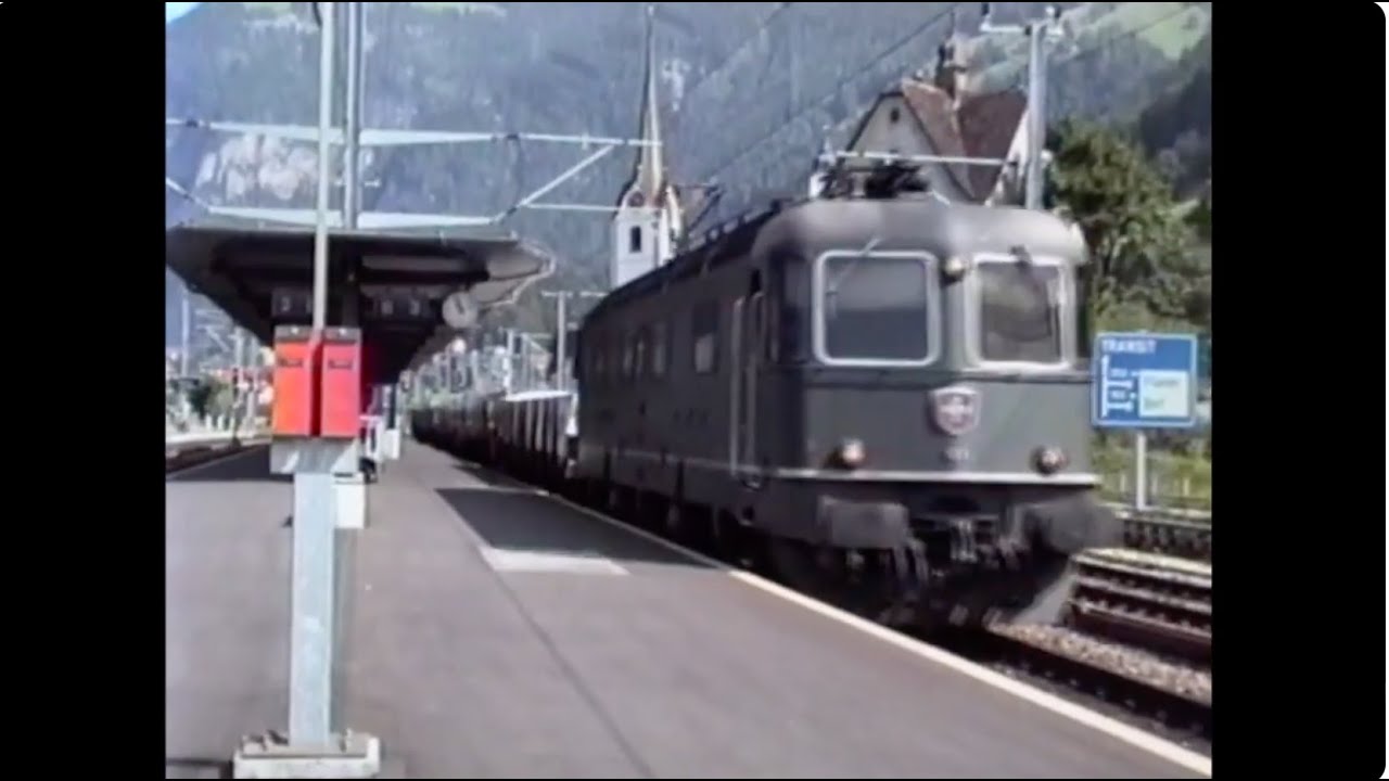 Swiss Railways 1992 - Brunnen, Flüelen, Göschenen and Erstfeld