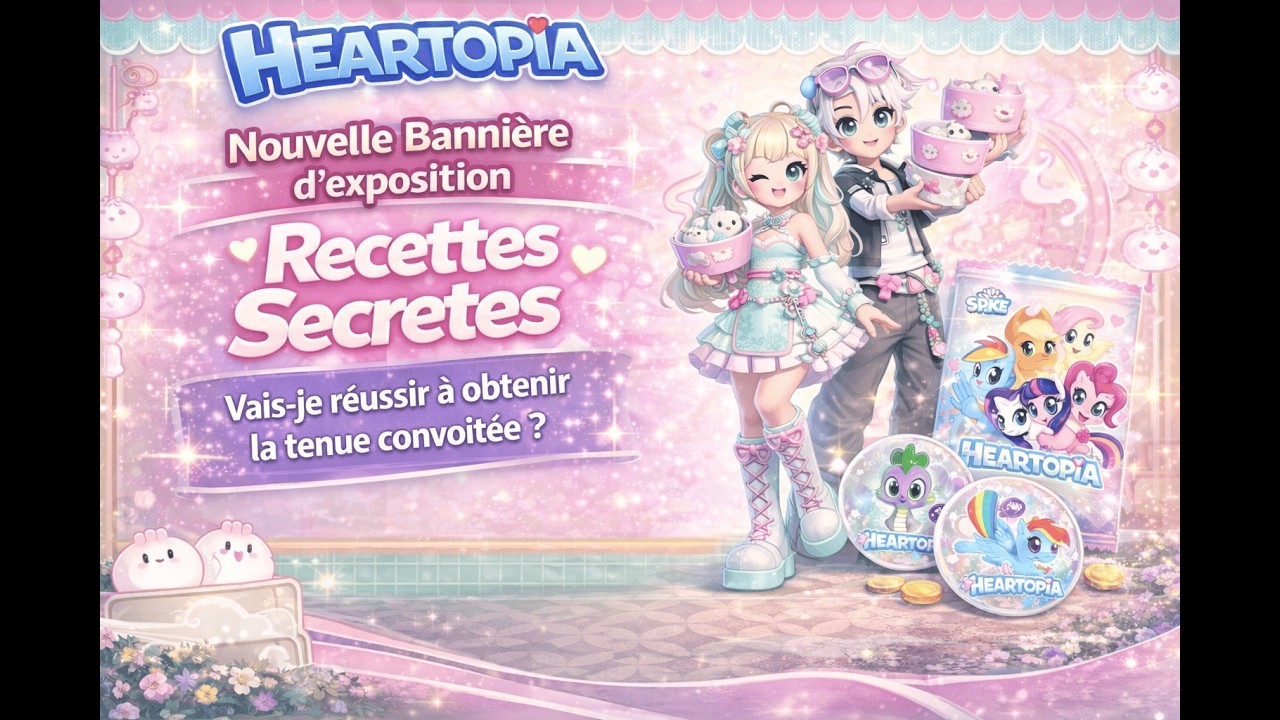 Heartopia 💗 | Nouvelle bannière “Recettes Secrètes”  Ai-je eu la tenue ?#heartopia #cozygaming #cozy