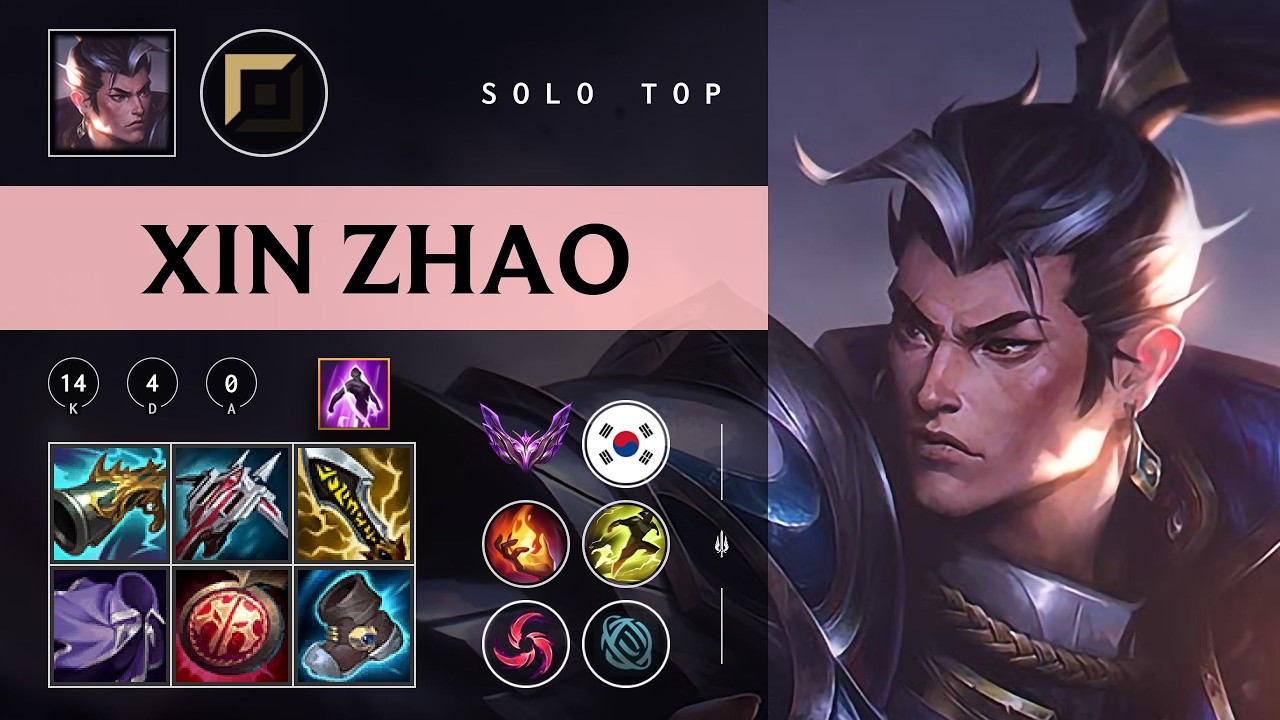 Xin Zhao Top vs Anivia - KR Master Patch 26.05