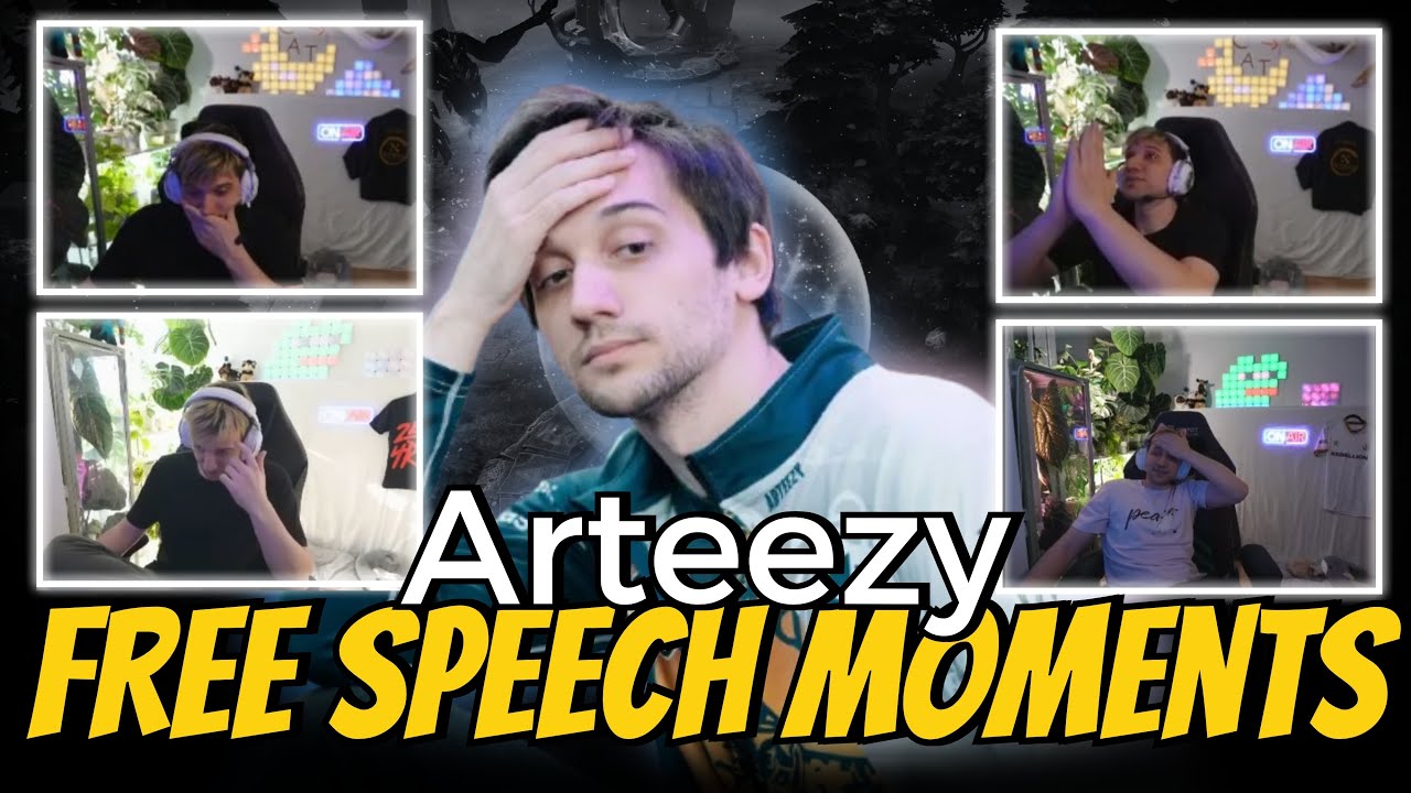 Arteezy &ndash; Free Speech Moments Compilation