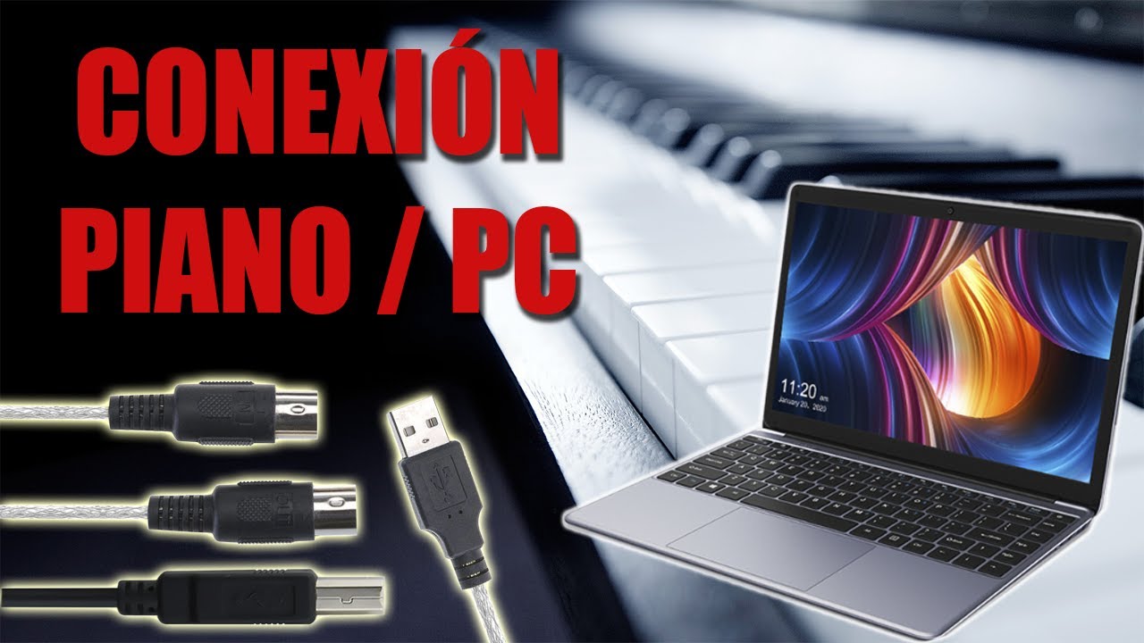 Como conectar mi piano a mi laptop
