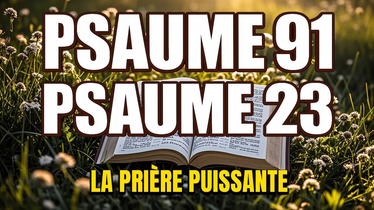 PRIÈRE DU JOUR 15 MARS – PSAUME 91 et PSAUME 23–Les deux PRIÈRES LES PLUS PUISSANTES de la BIBLE