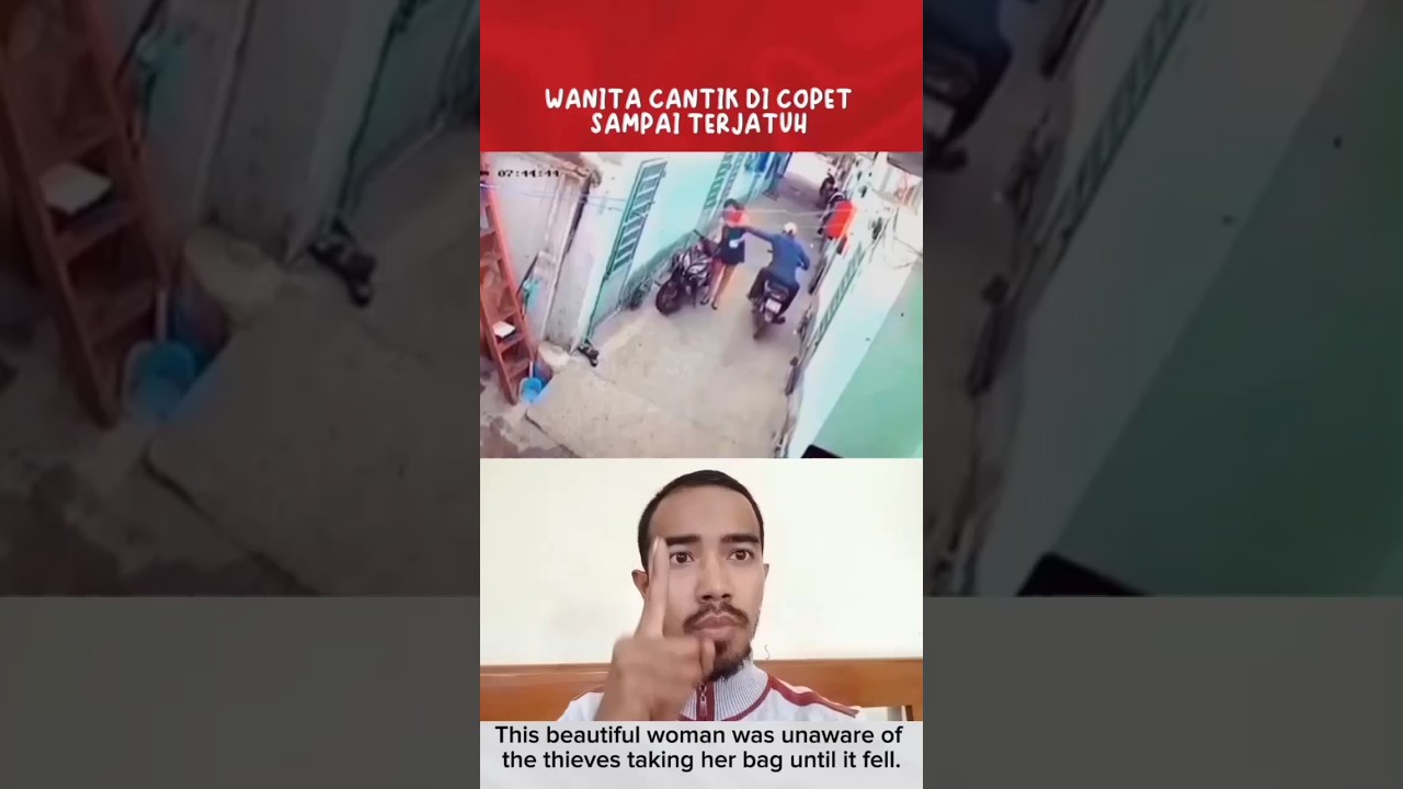 wanita dibegal #CCTV #cctvvideo #cctvcamera #RESPECT #fyp #funnyvideo #funny #kinReaction #reaction