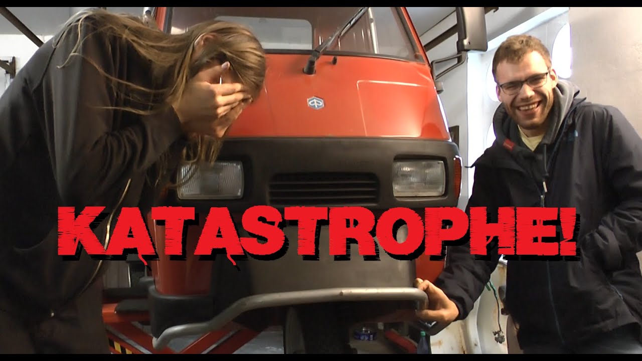 Unsere neue Piaggio Ape 50 mit Motorschaden und Radbremszylinderwechsel - Die Apeschrauber