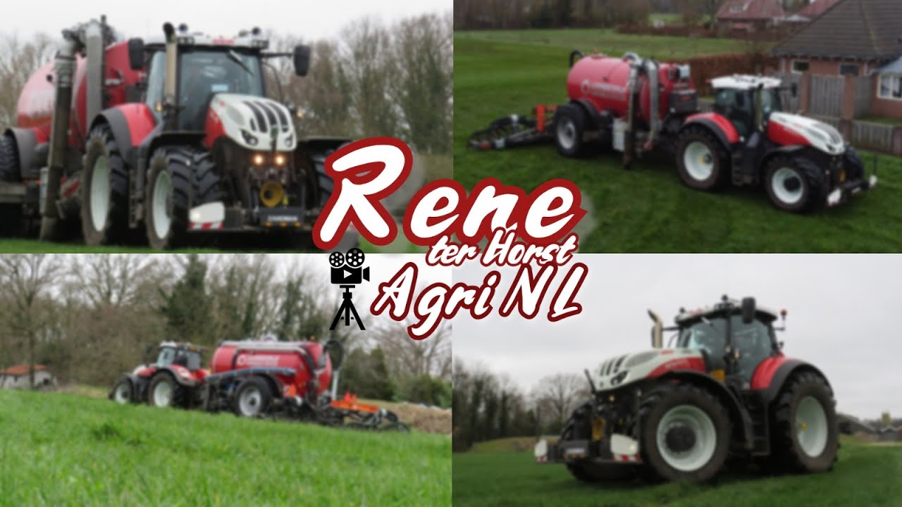 Injecting slurry 2020 | Steyr terrus | Zandman beerze | Kaweco double twin shift | NL