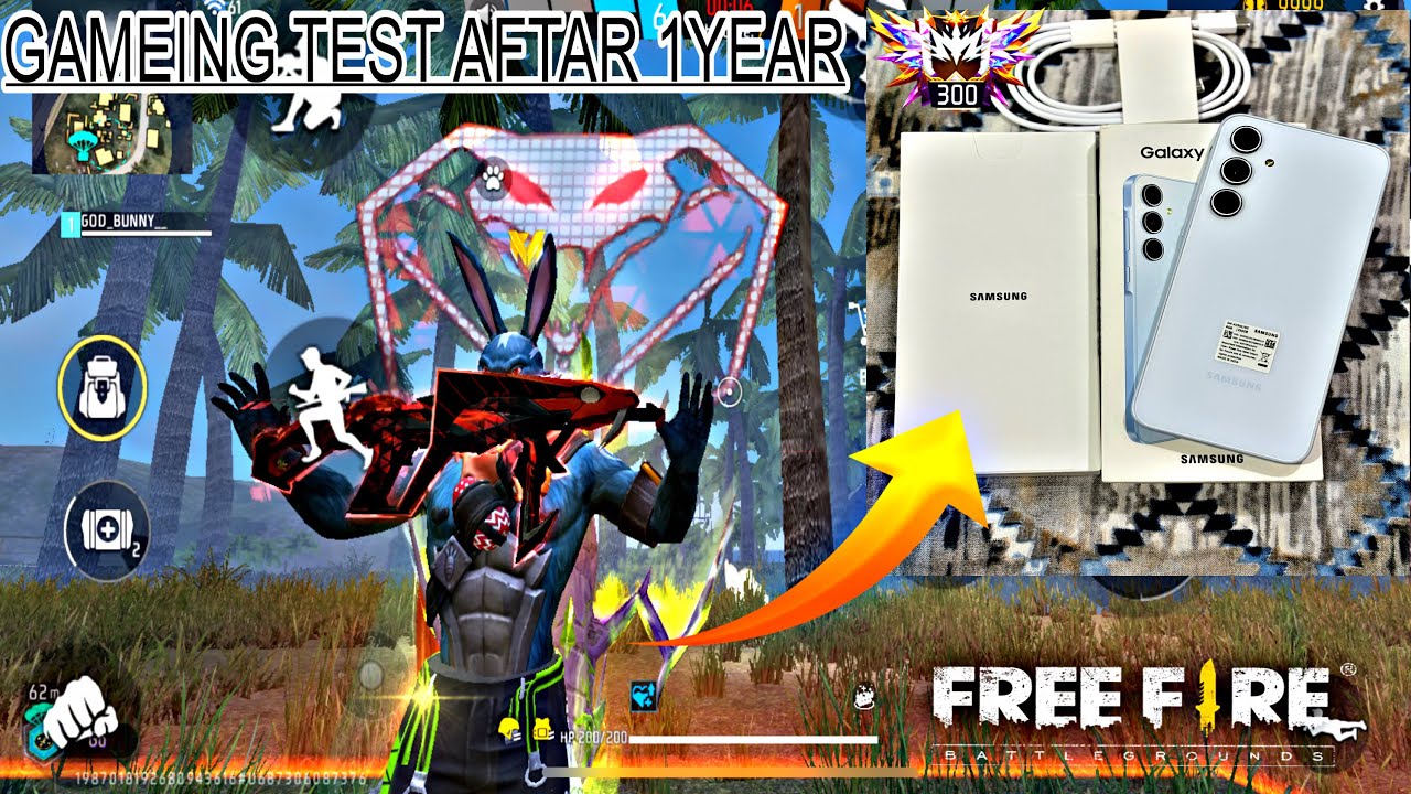Samsung Galaxy A35 Free Fire Gaming Test After 1 Year😱// Still Worth It for Gaming🎮?