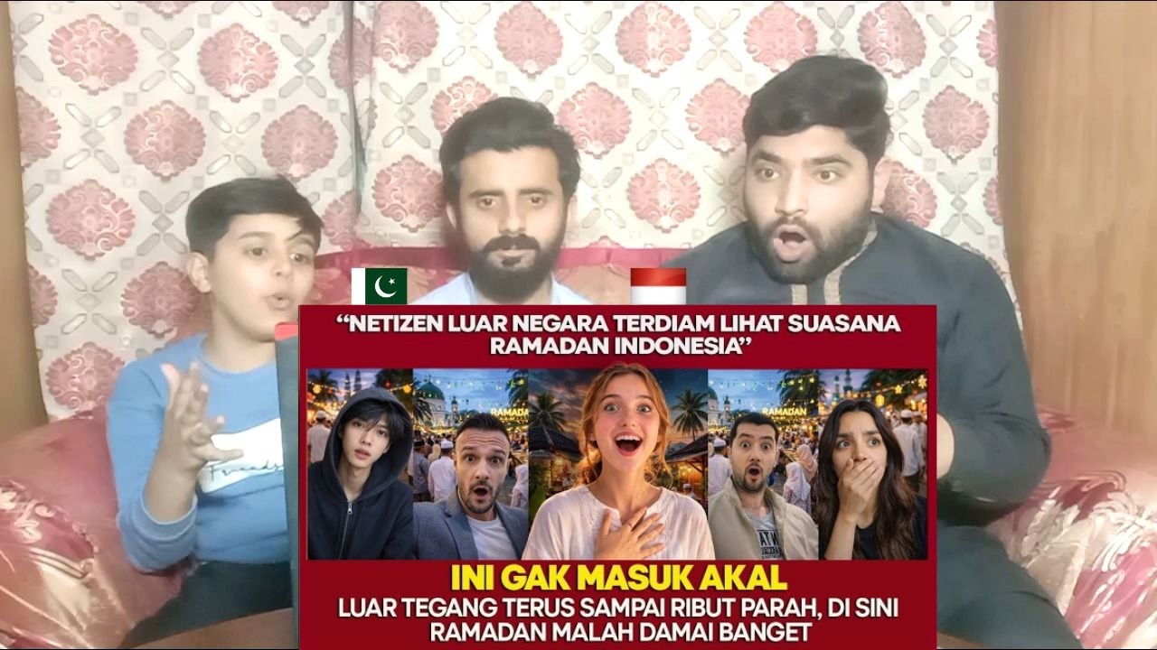 NETIZEN LUAR NEGARA TERDIAM! RAMADAN DI INDONESIA DAMAI BANGET, KOK BISA | Pakistani Reaksi  D-R-RUE