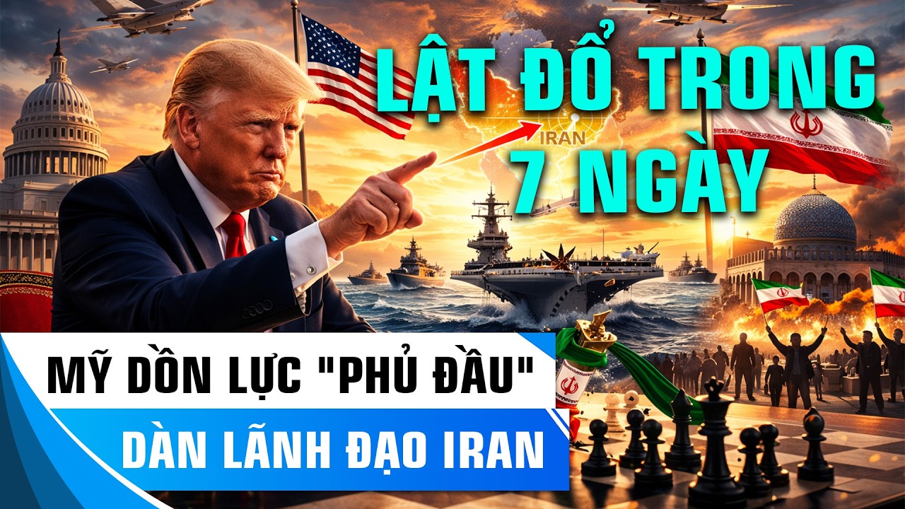 “CHIẾN LƯỢC CHẶT ĐẦU RẮN”? TRUMP GÂY SỨC ÉP TỐI ĐA LÊN TEHRAN!
