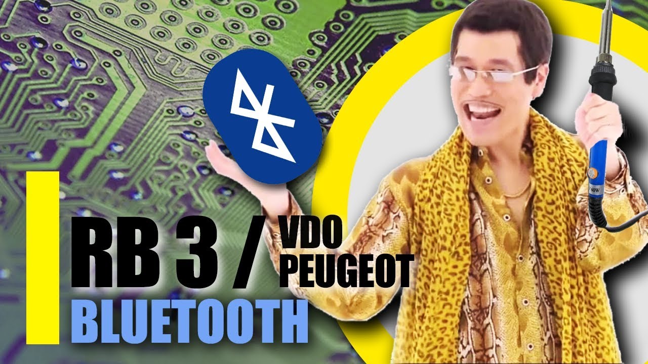 Сделай сам: Встраиваем Bluetooth (блютуз) за 2$ в кассетную автомагнитолу VDO RB3-00 PEUGEOT 307