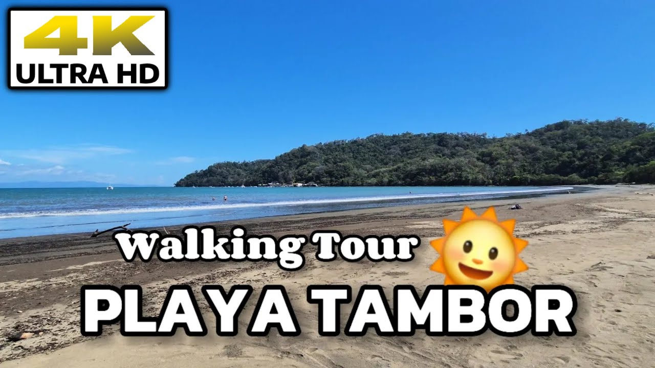 🌞Tour Playa Tambor, Costa Rica || Very Calm Beach Near Santa Teresa 
