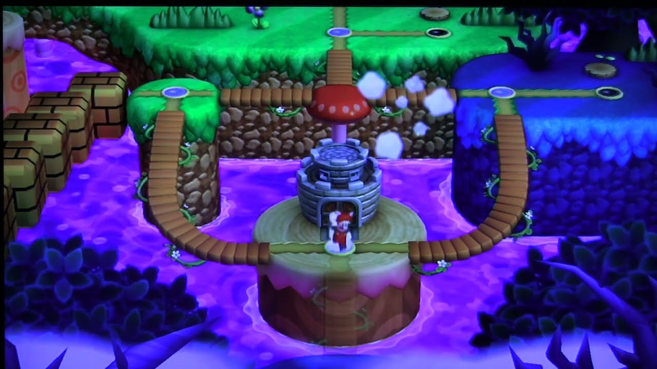 5-T New Super Mario Bros. U – Star Coin Guide | Soda Jungle: Giant Snake Block Tower