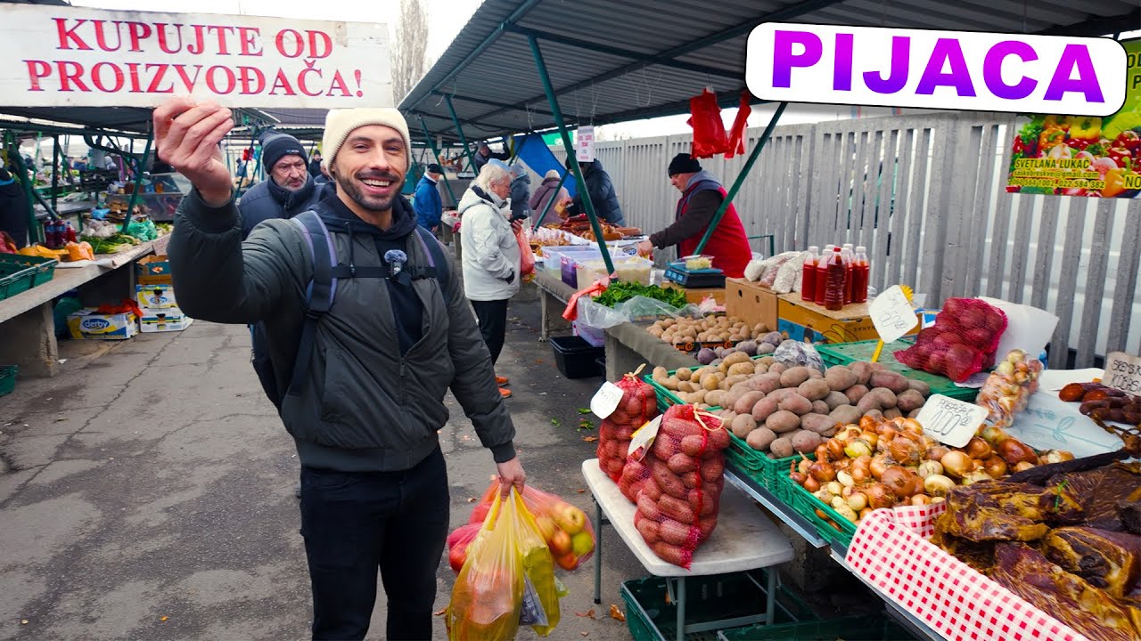 Kupovina hrane na PIJACI - Bojkot marketima u Srbiji.
