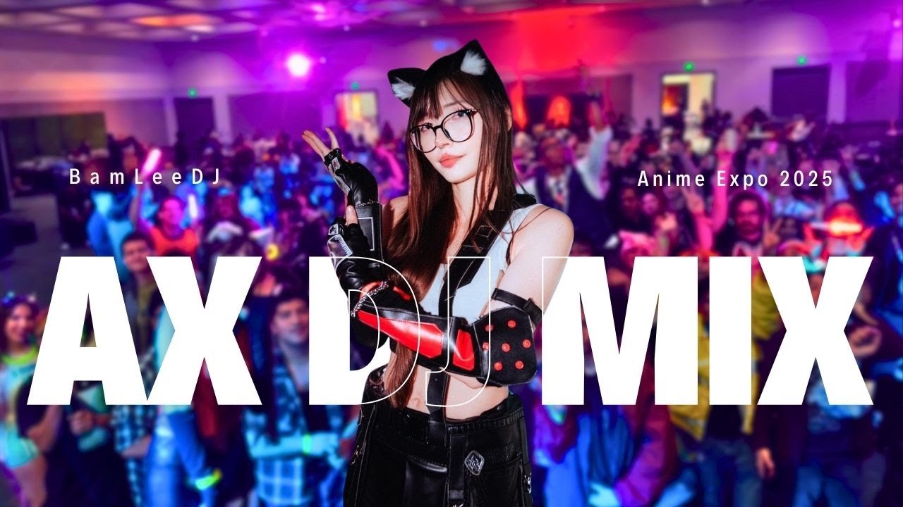 DJing Anime Expo 2025 in Cosplay 🎧 | Anisong, Future Funk & House Set | 🎶🔥 BamLeeDJ