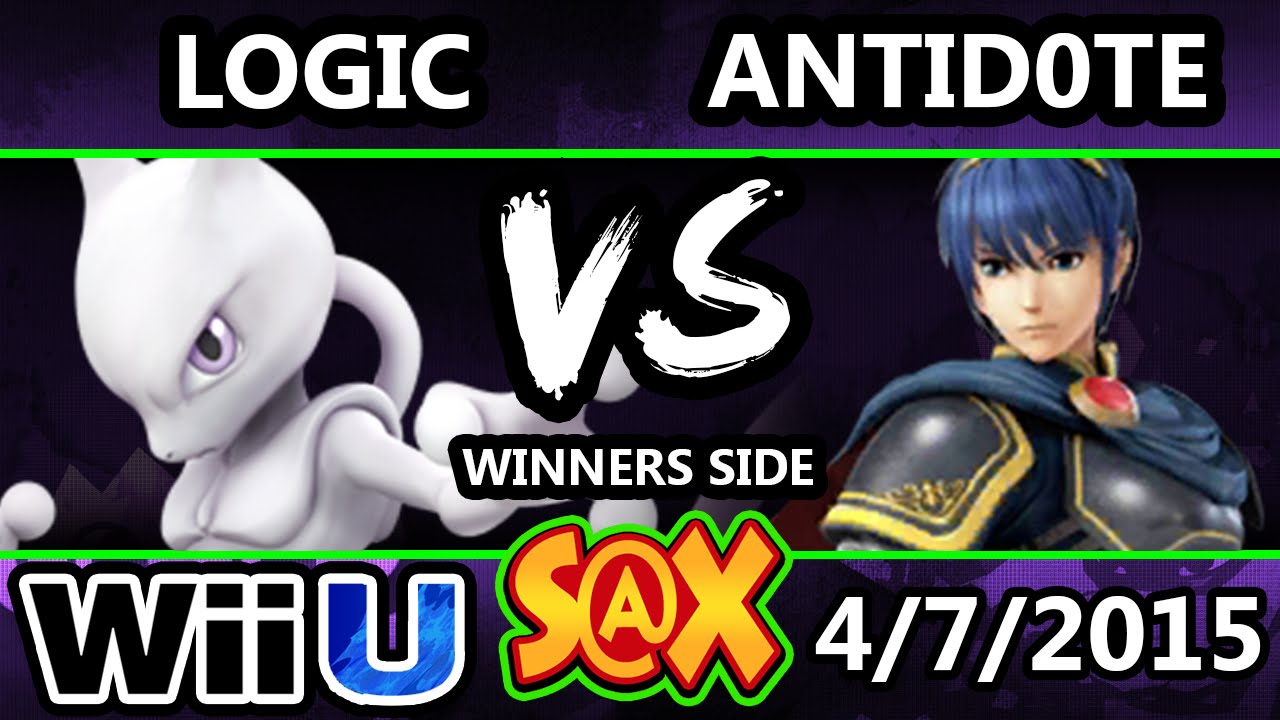S@X - VGBC | Logic (Mewtwo) Vs. Antidote (Marth) SSB4 Tournament - Smash Wii U - Smash 4