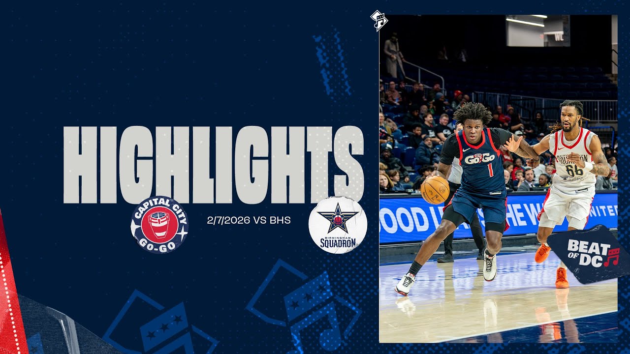 Highlights: Capital City Go-Go vs Birmingham Squadron | 2.7.26