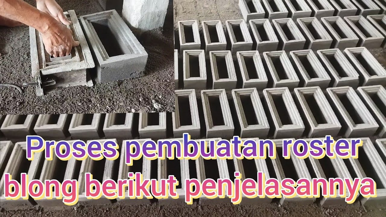 Proses pembuatan roster blong berikut penjelasannya #diy 