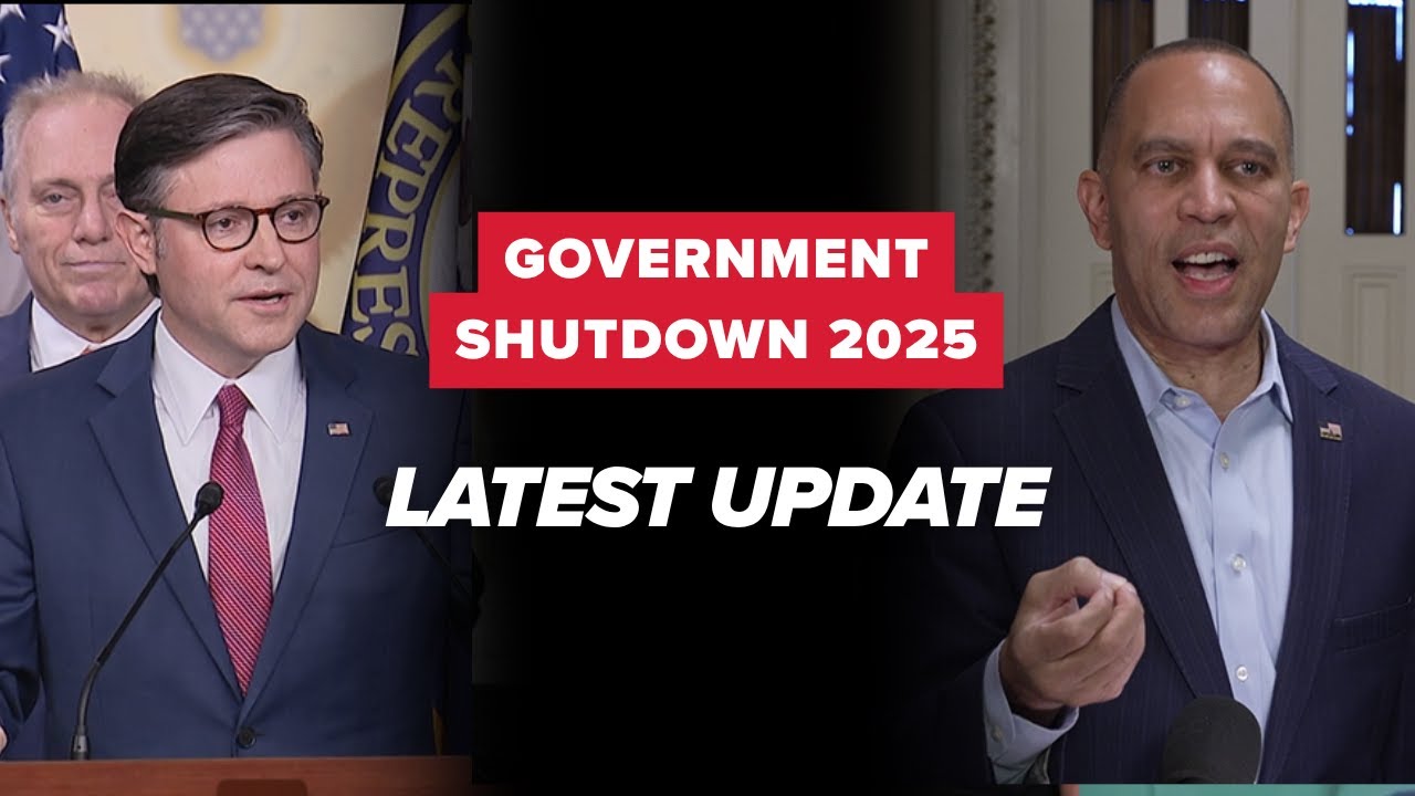 Government shutdown 2025 latest update | Johnson, Jeffries leaders swap blame as shutdown continues