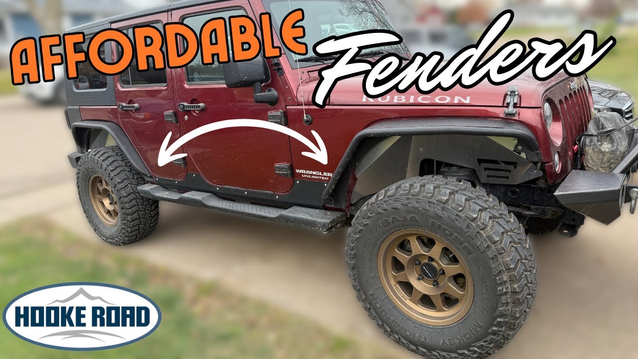 New Tube Fenders For The JK! Hooke Road