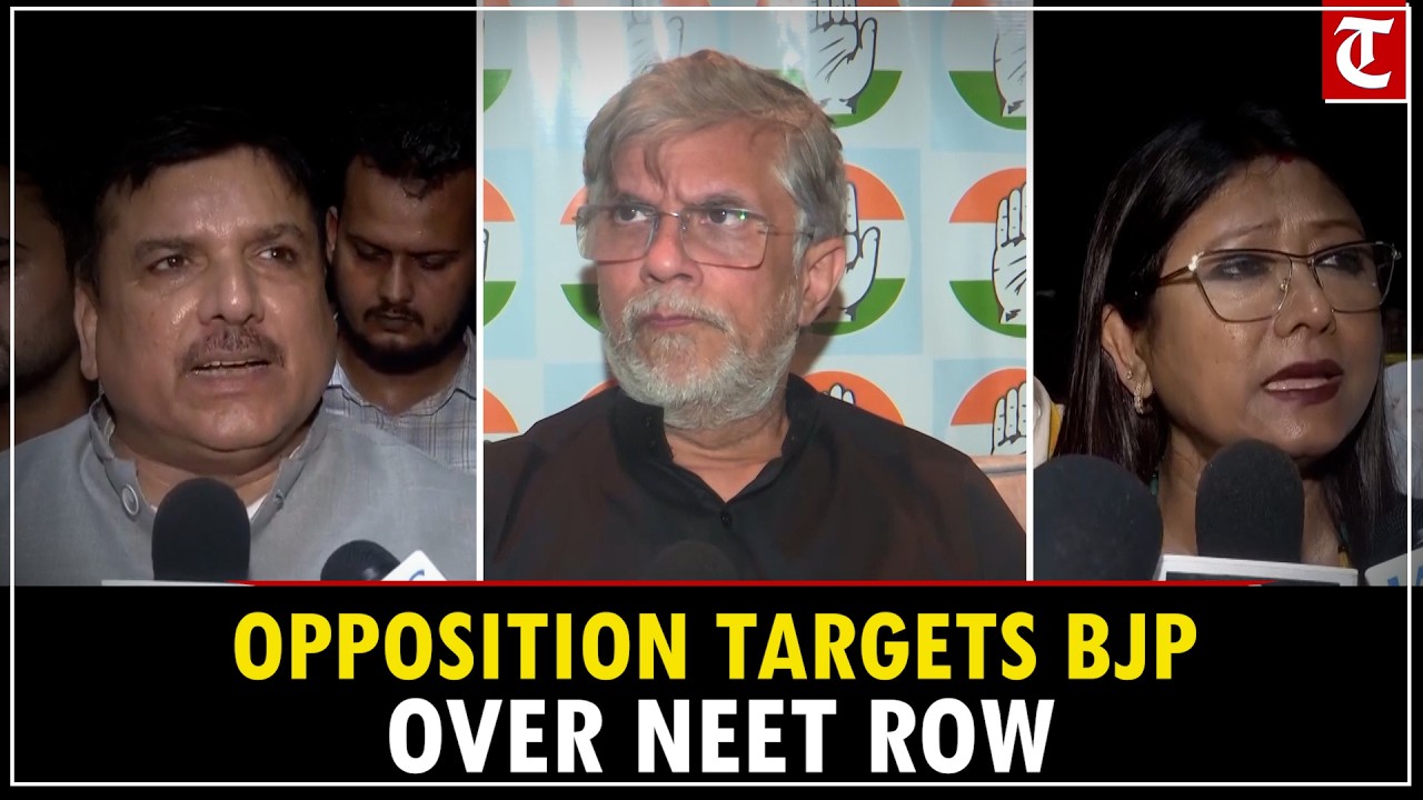 Opposition Targets BJP Over NEET Row, Sonam Wangchuk Meeting Denial | Sanjay Singh, Pawan Khera