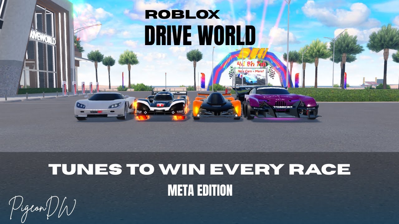 THE 4 BEST CARS FOR EACH RACE IN DRIVE WORLD + BEST TUNES