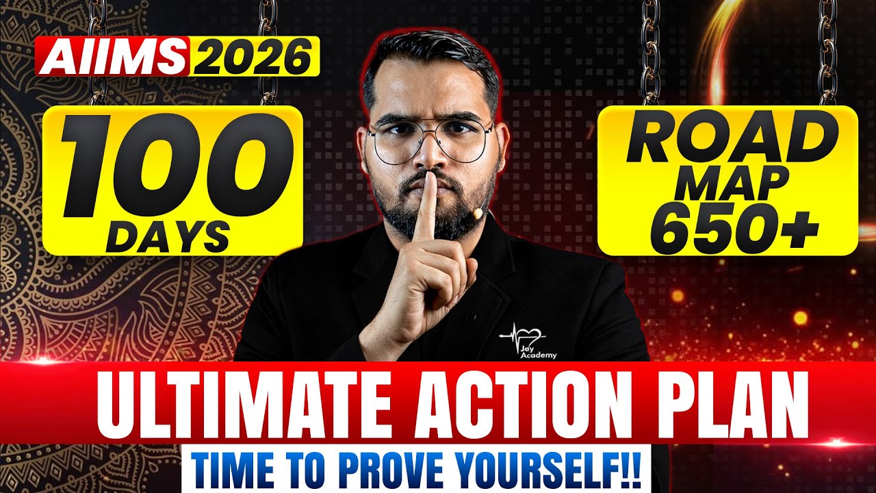 AIIMS BSc Nursing 2026 Strategy ✅ | 100 Days Roadmap To Score 650+
