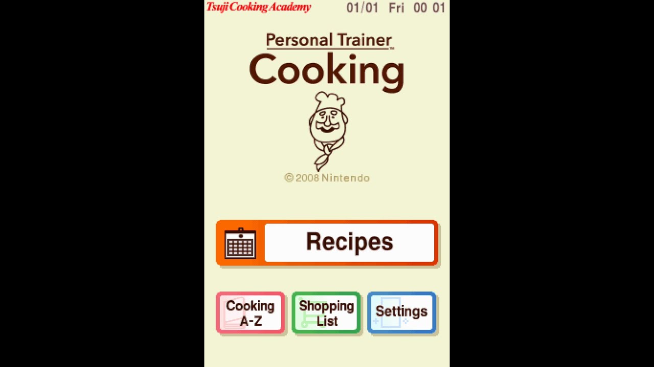 Personal Trainer: Cooking (DS, USA) Playthrough