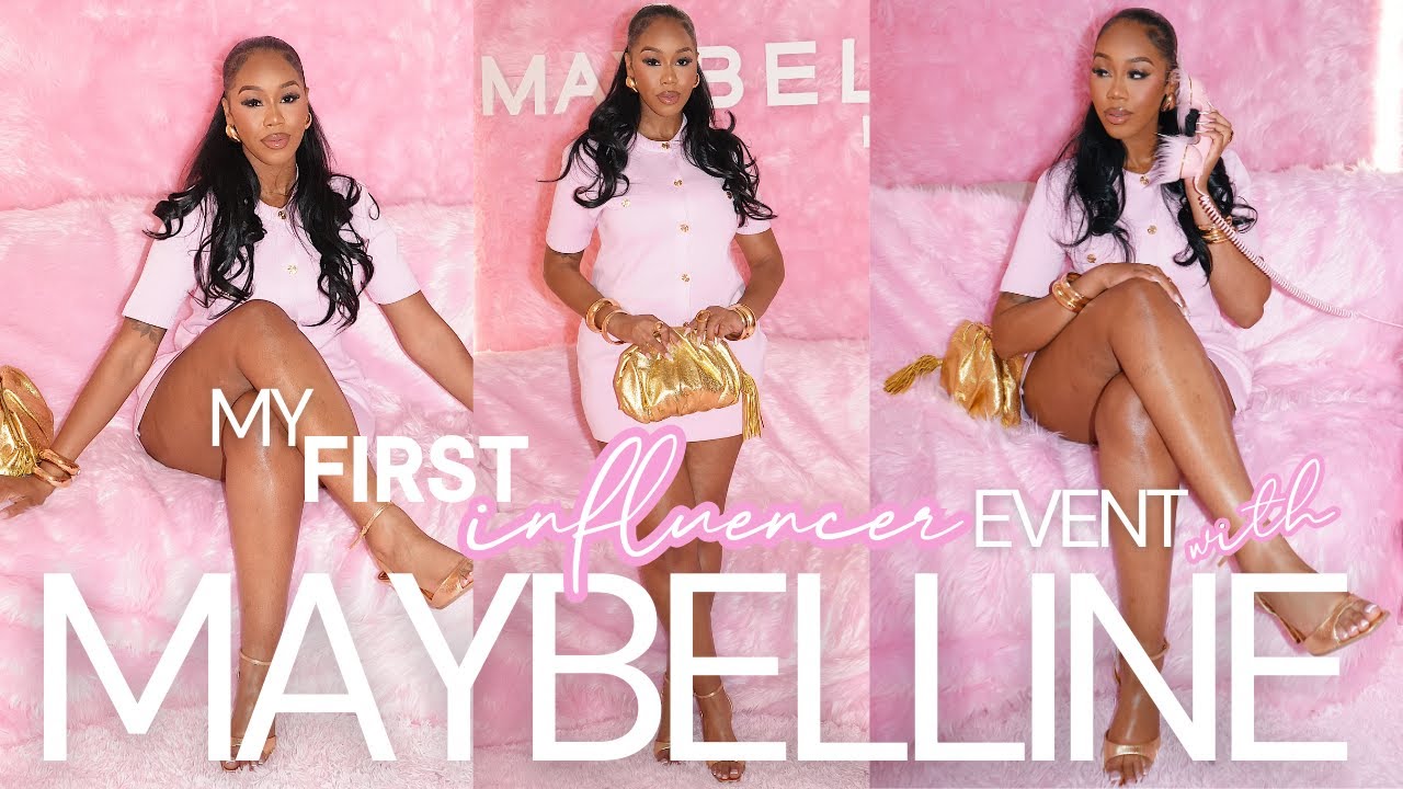 MY FIRST INFLUENCER EVENT with MAYBELLINE | GRWM | MAKEUP + OUTFIT