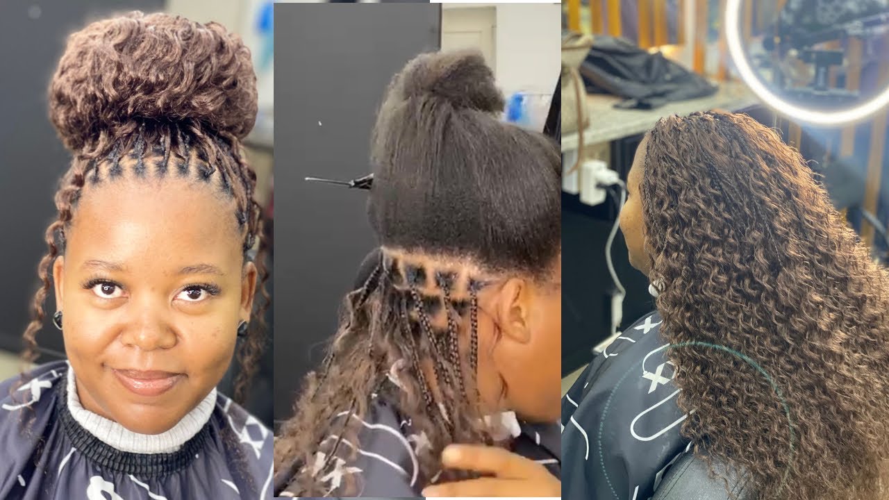 Milano curl braids hairstyle for women/ladies