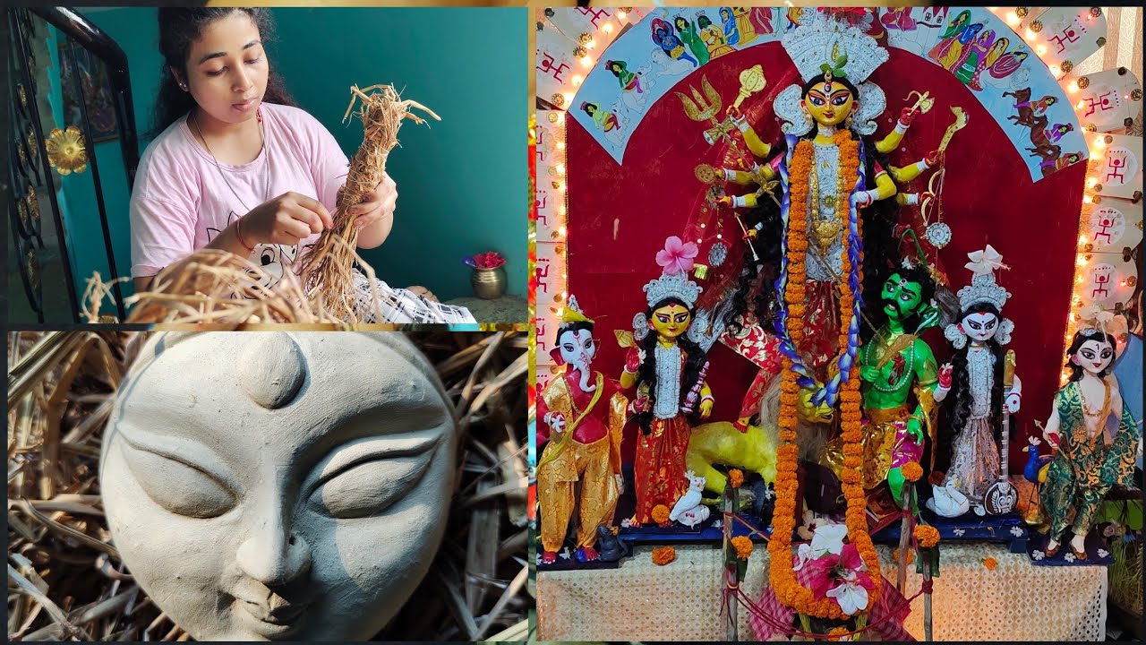 Sabeki style Durga Maa idol/murti 2023 || Bengali style Durga Maa idol || idol making