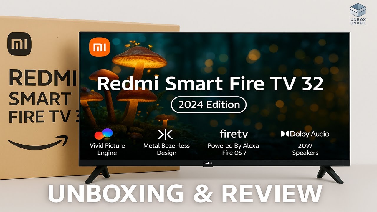 Redmi 32-Inch Fire TV (2024) Unboxing & Review 🔥 | Best Smart TV Under ₹12,000?