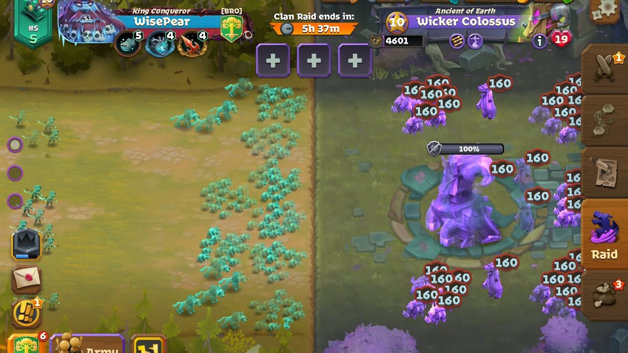 #1 Battle Legion - Raid - Wicker Colossus 10 ⭐ @WisePear (Google Play)