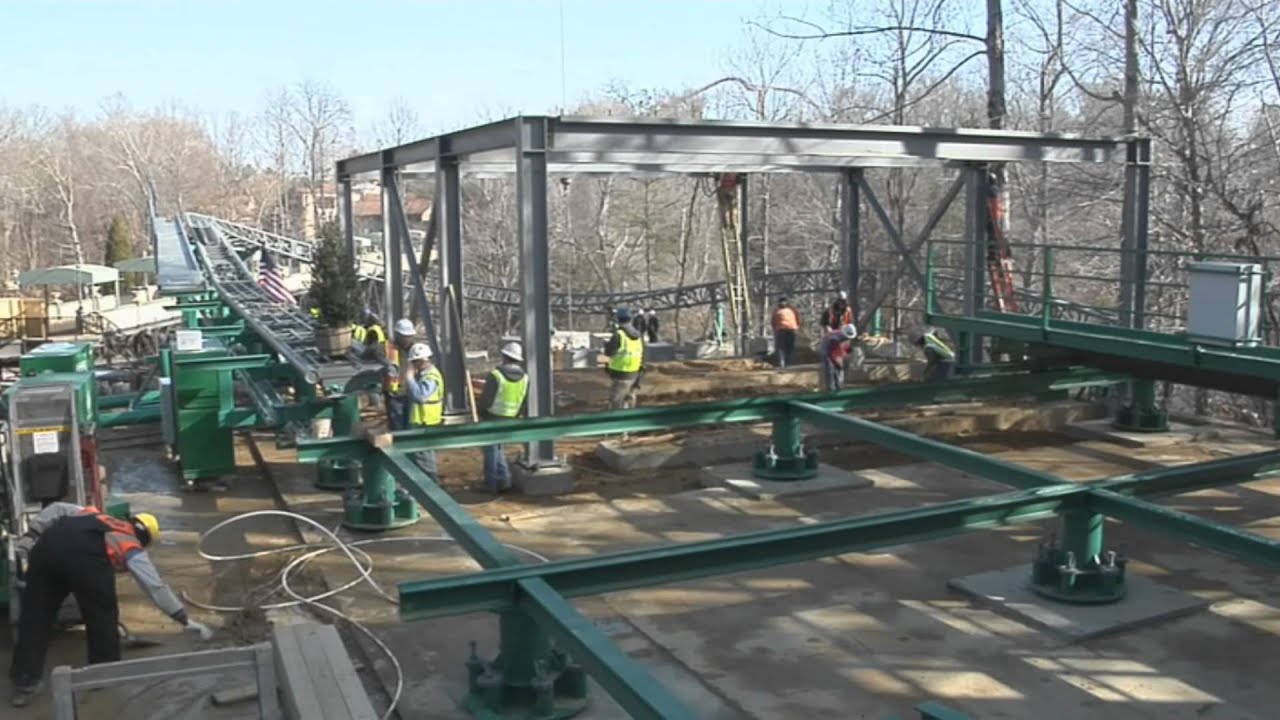 Verbolten track at Busch Gardens Williamsburg is now complete