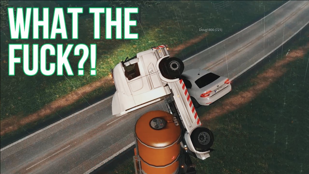 ETS2 Multiplayer - Crashes, Idiots and Fails! [Compilation]
