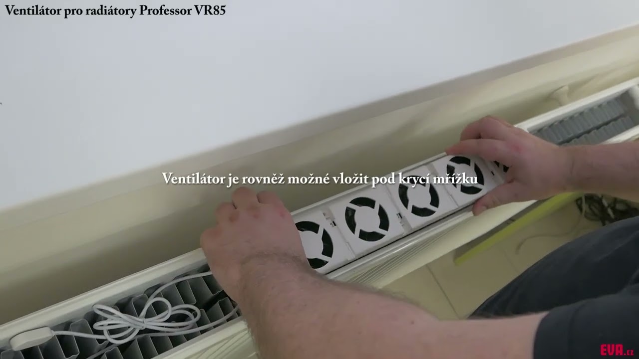Ventilátor pro radiátory Professor VR85 www.EVA.cz